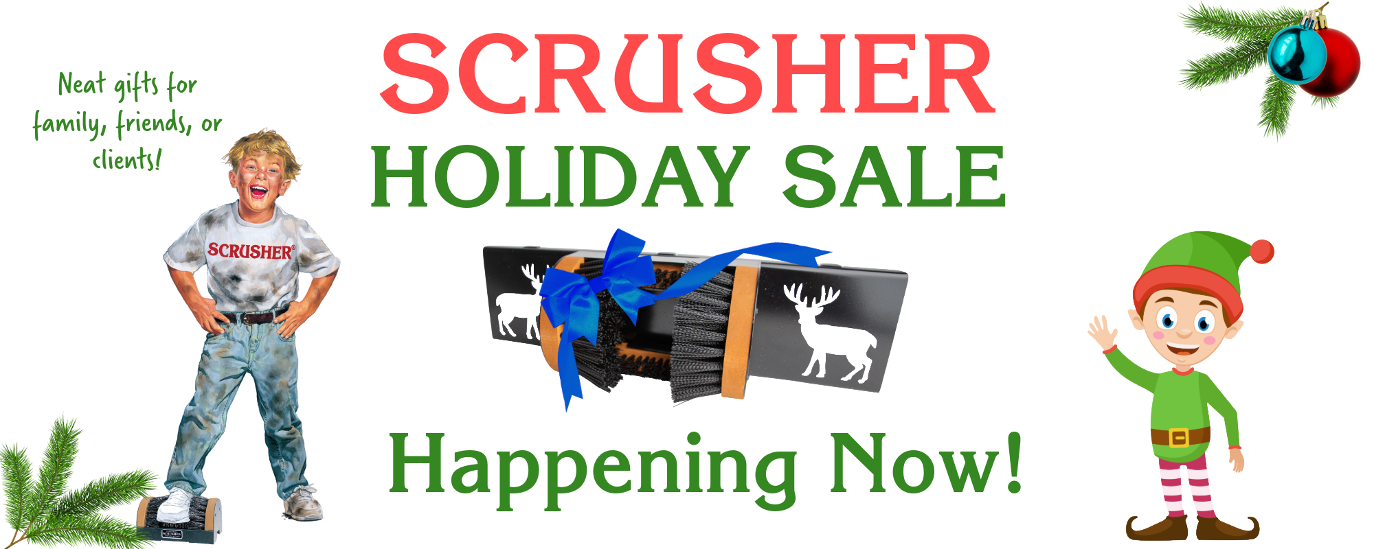 Scrusher Holiday Sale Black Friday - Cyber Monday Sale happening now!
